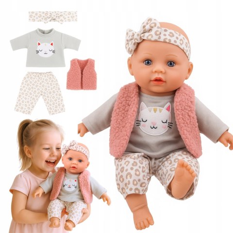 Interaktywna Lalka Bobas 32 Cm - Mówi, Śpiewa, Dwujęzyczna Naukowa (Pl/Eng)