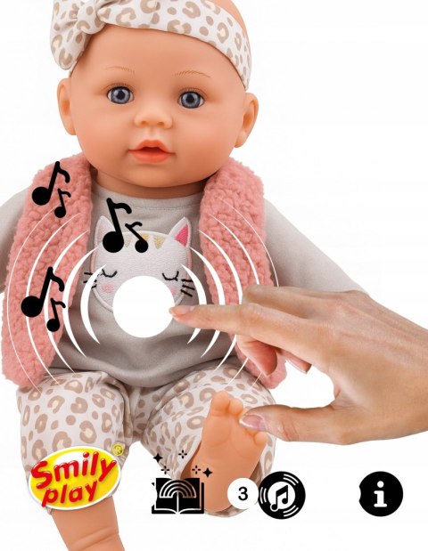 Interaktywna Lalka Bobas 32 Cm - Mówi, Śpiewa, Dwujęzyczna Naukowa (Pl/Eng)
