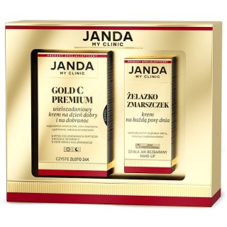 Janda Zestaw Gold C Premium Krem I Żelazko Zmarszczek - Odmlodzenie Skóry