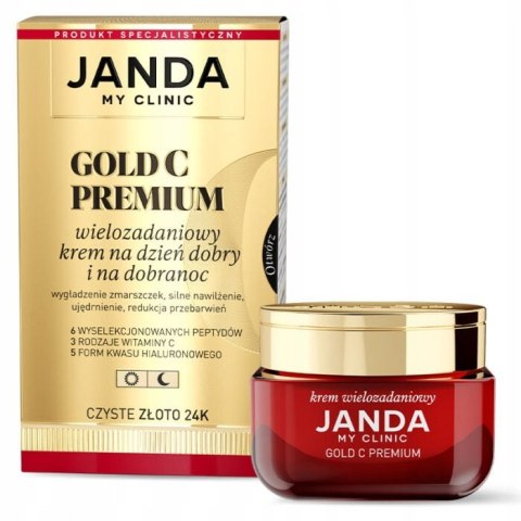 Janda Zestaw Gold C Premium Krem I Żelazko Zmarszczek - Odmlodzenie Skóry