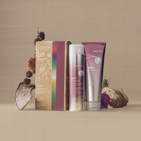 Joico Defy Damage Zestaw Szampon+Odżywka Do Włosów Zniszczonych + Scrunchie