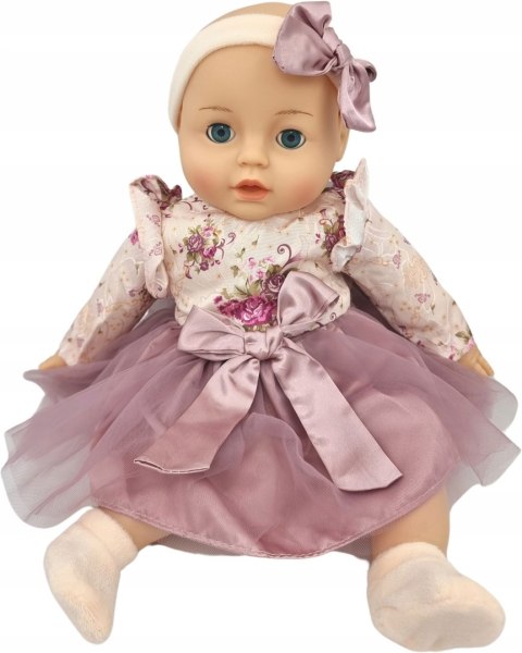 Lalka Bobas 45 Cm - Mówi, Śpiewa, Zamyka Oczy +Smoczek (Polski Głos Dzieci)