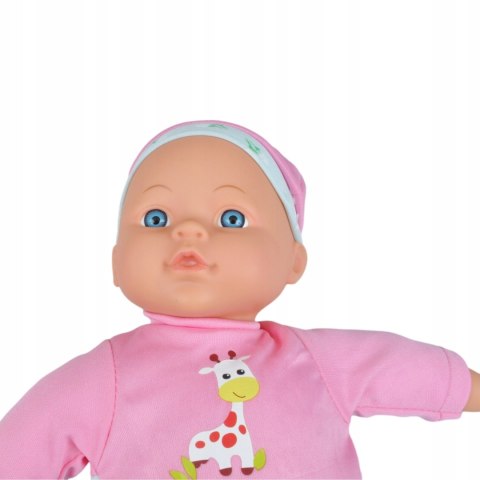 Lalka Bobas Gumowa Dziecięca 30Cm Z Plecakiem Nauka Opieki I Samodzielność