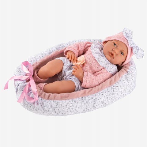 Lalka Bobas Interaktywna 41 Cm Z Kokonem I Smoczkiem, Realistyczna, Miękka