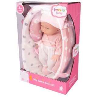 Lalka Bobas Niemowlęca 29 Cm Ruchome Rączki I Nóżki + Komplet Akcesorii
