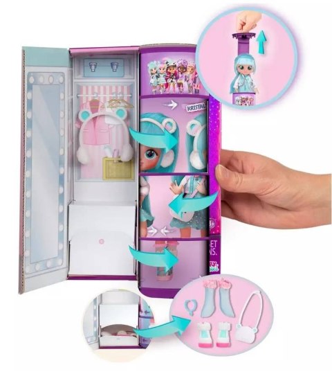 Lalka Cry Babies Bff Kristal 20Cm Modowa Z Garderobą I Ruchomymi Częściami