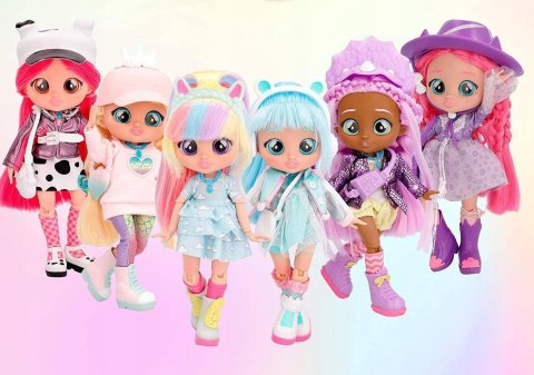 Lalka Cry Babies Bff Kristal 20Cm Modowa Z Garderobą I Ruchomymi Częściami