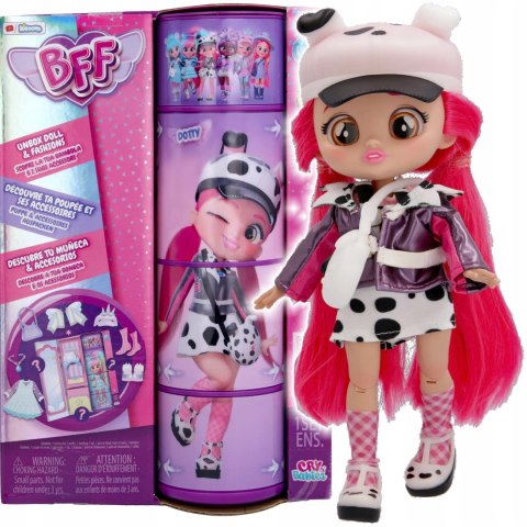 Lalka Cry Babies Dotty Bff 20Cm Ruchome Ciało, Garderoba I Modne Akcesoria