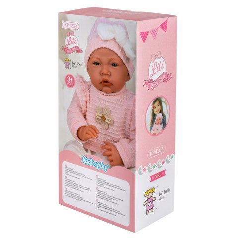 Lalka Interaktywna Lili 41Cm, Realistyczny Bobas, Mówi, Płacze I Gawori