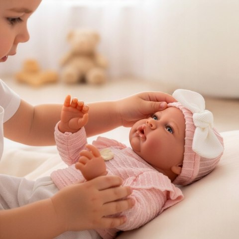 Lalka Interaktywna Lili 41Cm, Realistyczny Bobas, Mówi, Płacze I Gawori