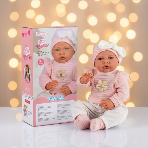 Lalka Interaktywna Lili 41Cm, Realistyczny Bobas, Mówi, Płacze I Gawori