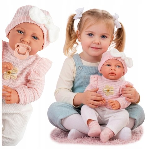 Lalka Interaktywna Lili 41Cm, Realistyczny Bobas, Mówi, Płacze I Gawori
