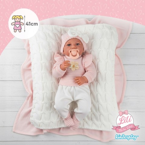 Lalka Interaktywna Lili 41Cm, Realistyczny Bobas, Mówi, Płacze I Gawori