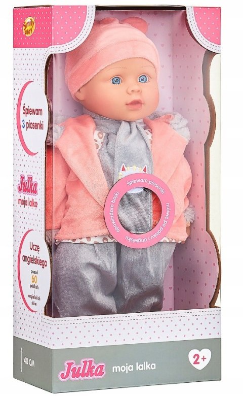 Lalka Julka 40 Cm Smily Play Dwujęzyczna - Śpiewa Piosenki I Opowiada Bajki