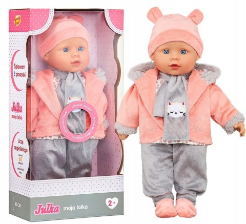 Lalka Julka 40 Cm Smily Play Dwujęzyczna - Śpiewa Piosenki I Opowiada Bajki