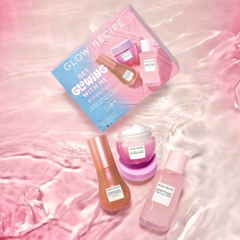 Zestaw Podarunkowy Glow Recipe: Tonik, Serum I Krem Nawilżający Podróżny