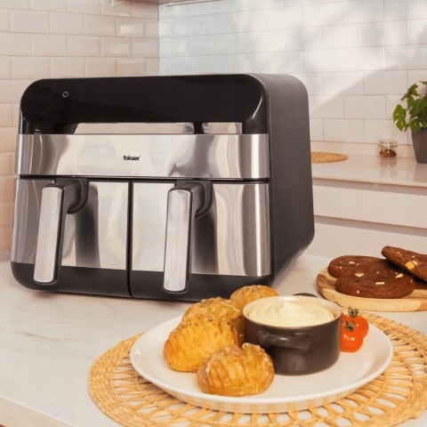 Frytkownica Beztłuszczowa Foksier G11 XXL 9L 2400W z 12 Programami