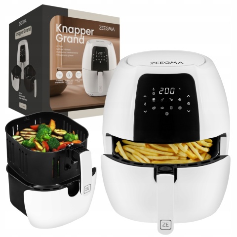 Frytkownica Beztłuszczowa Zeegma Knapper Grand 1800W, 7.7L, 9 Programów