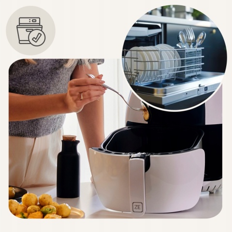 Frytkownica Beztłuszczowa Zeegma Knapper Grand 1800W, 7.7L, 9 Programów