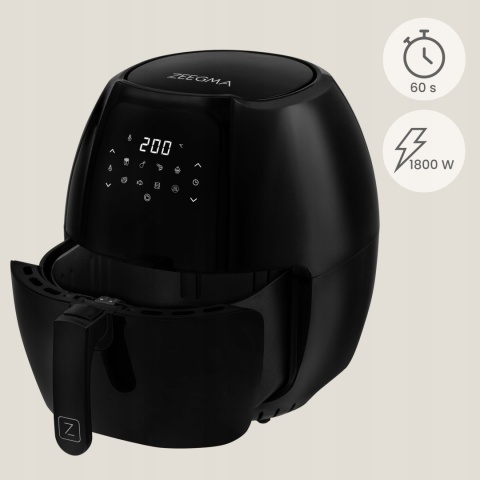 Frytkownica Beztłuszczowa 7,7L 1800W Air Fryer 9 Programów Duża Pojemność