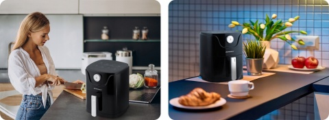 Frytkownica Beztłuszczowa Berdsen 1800W - Energooszczowa, Intuicyjny Timer