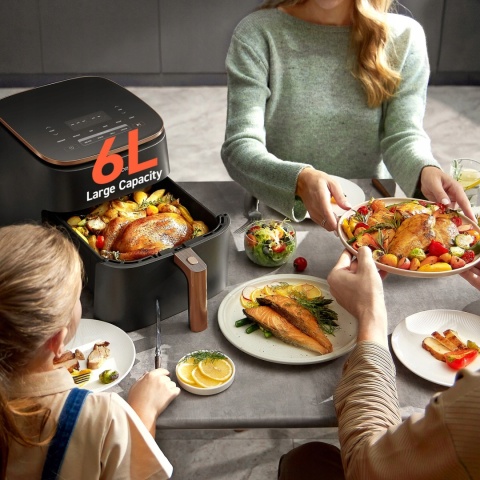 Frytkownica beztłuszczowa Cosori Turbo Blaze 6L 1725W - 9 programów