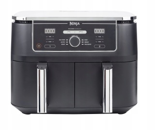 Frytkownica beztłuszczowa Ninja AF400EU 9,5L 2470W, 2 komory, timer LCD