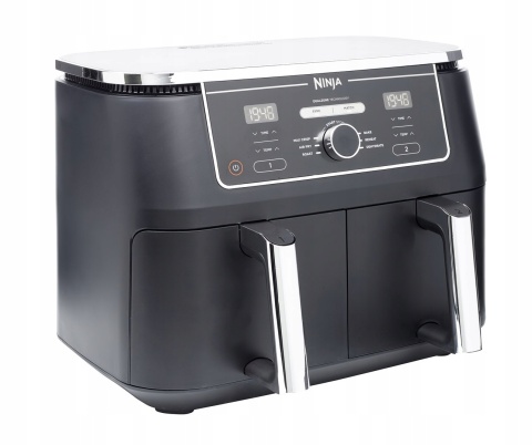 Frytkownica beztłuszczowa Ninja AF400EU 9,5L 2470W, 2 komory, timer LCD