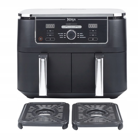 Frytkownica beztłuszczowa Ninja AF400EU 9,5L 2470W, 2 komory, timer LCD