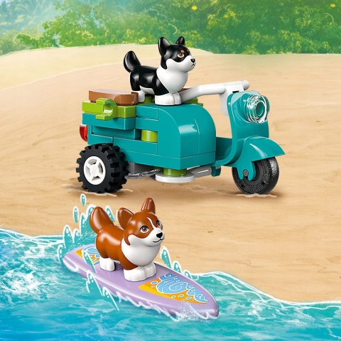 Lego Friends 42641 Przygoda Z Surfującymi Psami I Skuterem 113 Elementów