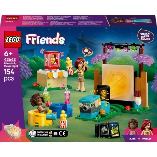 LEGO FRIENDS 42642 MARATON FILMOWY - Z PROJEKTOREM I POPCORNEM, MINIFIGURKI
