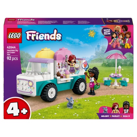 Lego Friends 42644 Furgonetka Z Lodami Heartlake - Zestaw Do Odgrywania Ról