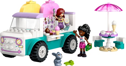 Lego Friends 42644 Furgonetka Z Lodami Heartlake - Zestaw Do Odgrywania Ról