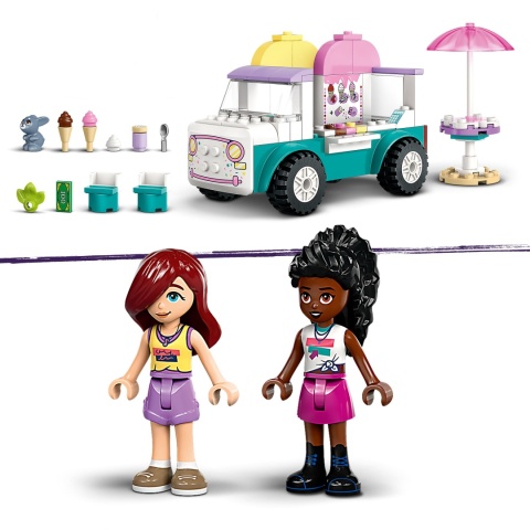 Lego Friends 42644 Furgonetka Z Lodami Heartlake - Zestaw Do Odgrywania Ról