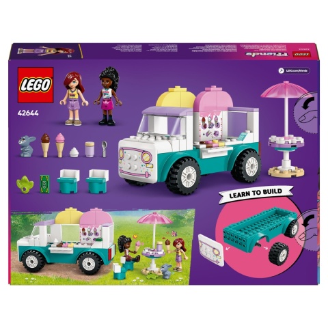 Lego Friends 42644 Furgonetka Z Lodami Heartlake - Zestaw Do Odgrywania Ról