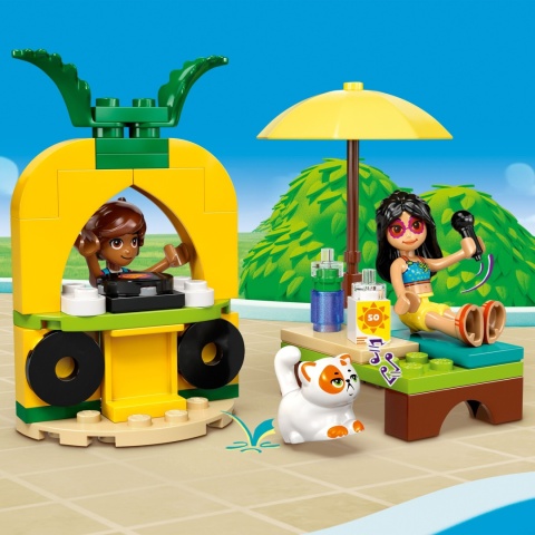 Lego Friends 42658 Impreza Na Basenie Z Flamingiem, Konstrukcyjny Zestaw 5+