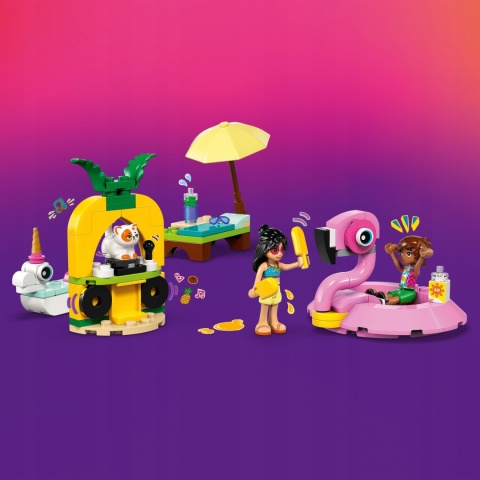 Lego Friends 42658 Impreza Na Basenie Z Flamingiem, Konstrukcyjny Zestaw 5+
