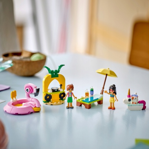 Lego Friends 42658 Impreza Na Basenie Z Flamingiem, Konstrukcyjny Zestaw 5+