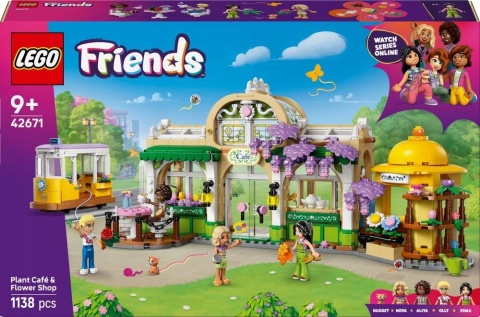 Lego Friends Zielona Kawiarnia I Kwiaciarnia 1138El Tramwaj 4 Lalki Zabawa