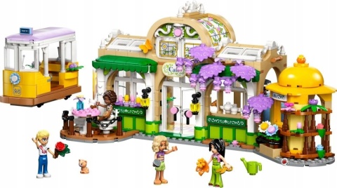 Lego Friends Zielona Kawiarnia I Kwiaciarnia 1138El Tramwaj 4 Lalki Zabawa