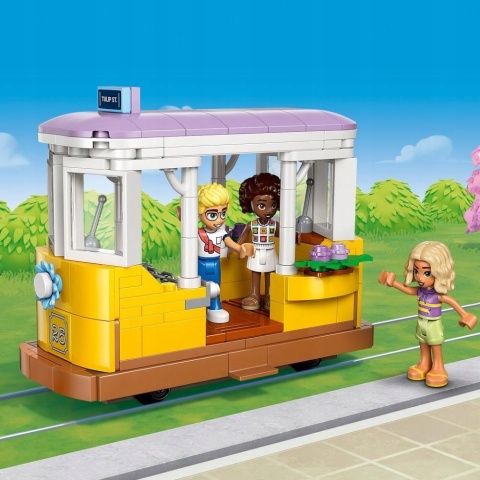 Lego Friends Zielona Kawiarnia I Kwiaciarnia 1138El Tramwaj 4 Lalki Zabawa