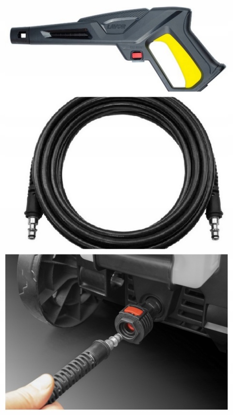 Myjka ciśnieniowa LAVOR 180 BAR 2500W z Turbo dyszą i wężem 8m