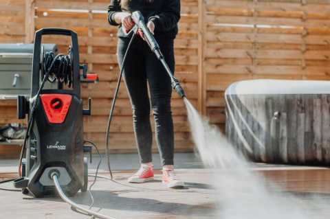 Myjka Ciśnieniowa Lehmann 2200W 290 Bar Z Aluminiową Pompą I Zwijaczem