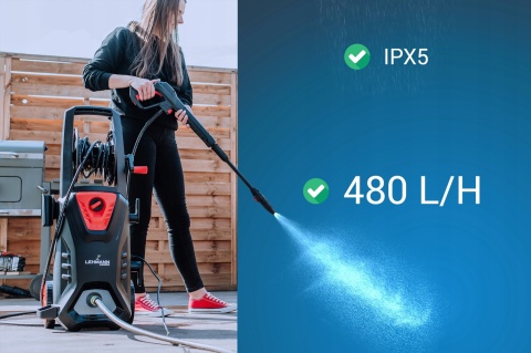 Myjka Ciśnieniowa Lehmann 2200W 290 Bar Z Aluminiową Pompą I Zwijaczem