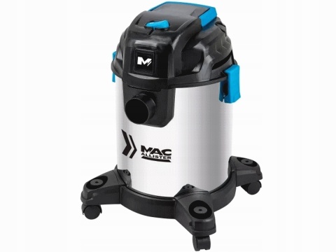Odkurzacz Warsztatowy MacAllister 1400W 20L z Funkcją Odcągu Pyłu