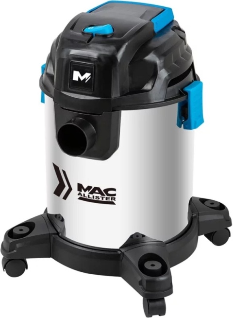 Odkurzacz Warsztatowy MacAllister 1400W 20L z Funkcją Odcągu Pyłu