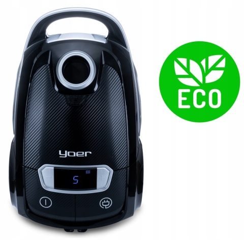 Odkurzacz Yoer VC01BK HEPA 4200W z pilotem i 6 szczotkami, cichy 55 dB