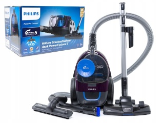 Odkurzacz bezworkowy Philips PowerCyclone 900W HEPA 13 TriActive 76dB