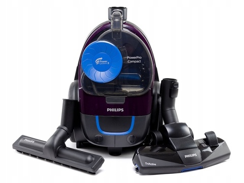 Odkurzacz bezworkowy Philips PowerCyclone 900W HEPA 13 TriActive 76dB