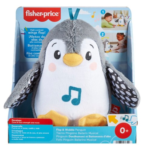 Fisher-Price Muzyczny Pingwinek Kiwaczek Zabawka Sensorialna Dla Niemowięt